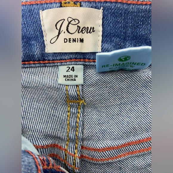 J Crew Vintage Straight Medium Wash Jeans Sz24x26 (sku259) - Picture 3 of 11